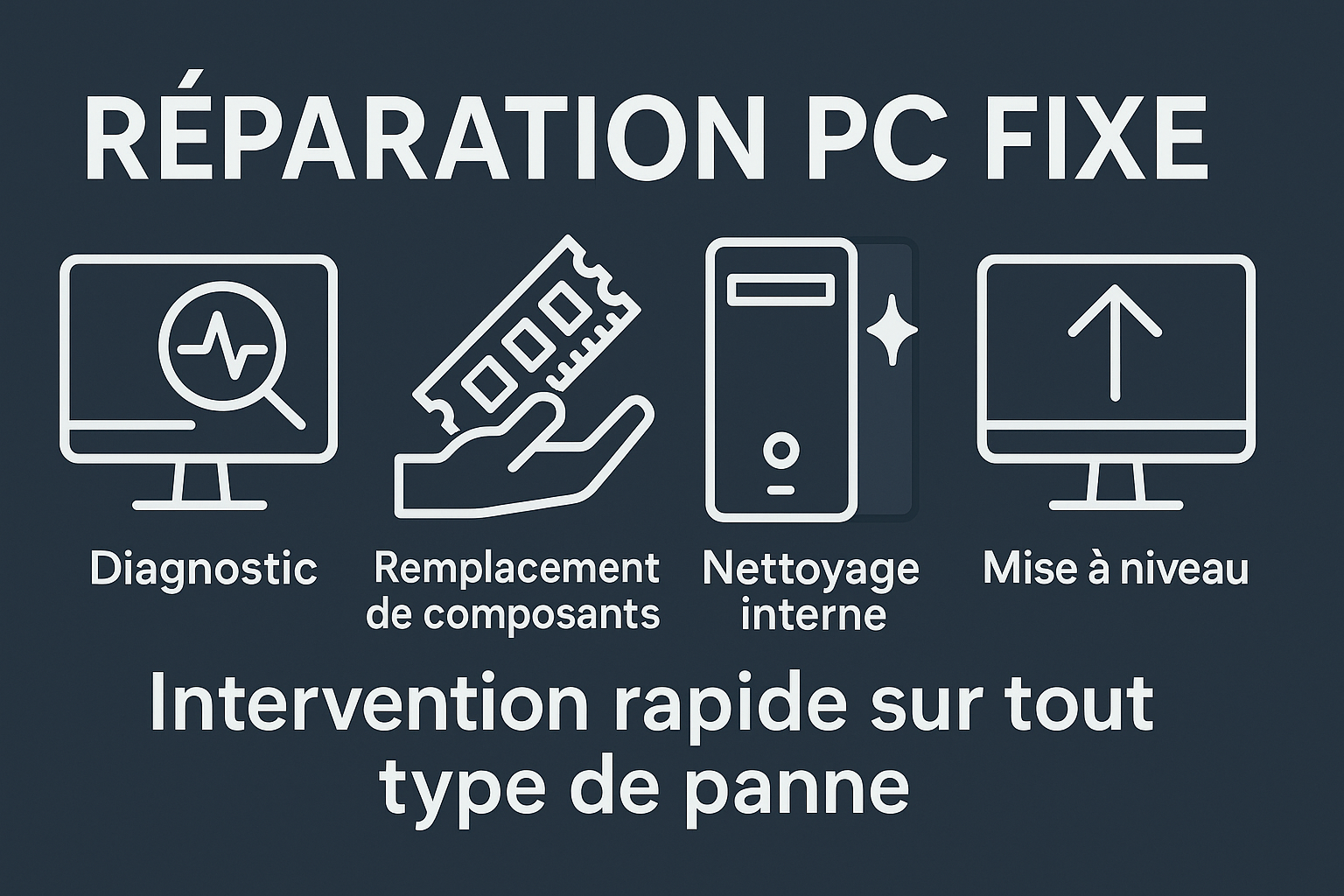 Réparation PC fixe Saint Denis